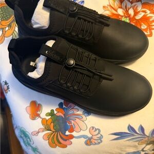 Sleek Black Women's Sneakers